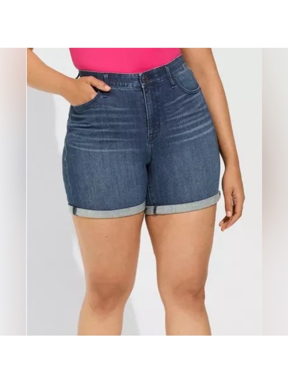Torrid Sky High Premium Stretch Short, 5” inseam